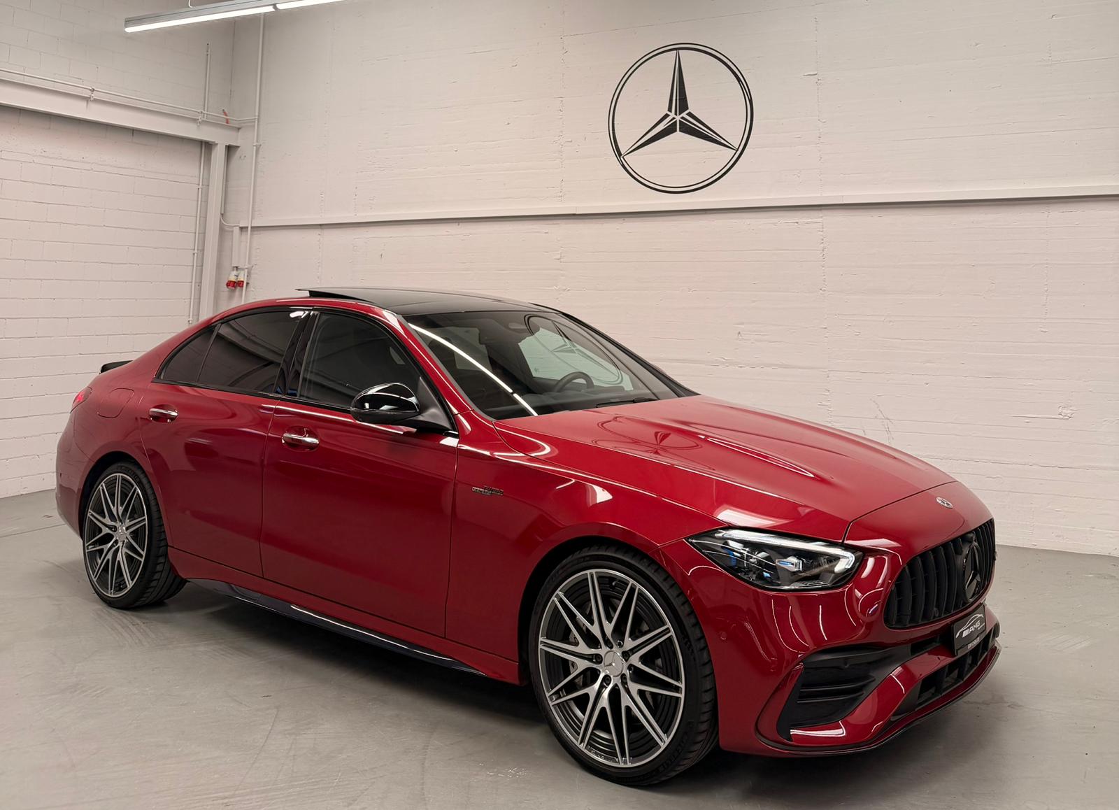 MERCEDES-BENZ C 43 AMG (C63s AMG Bodykit) Limited Red&Black Performance MB Vollgarantie & Gratisservice-showroom-element-1