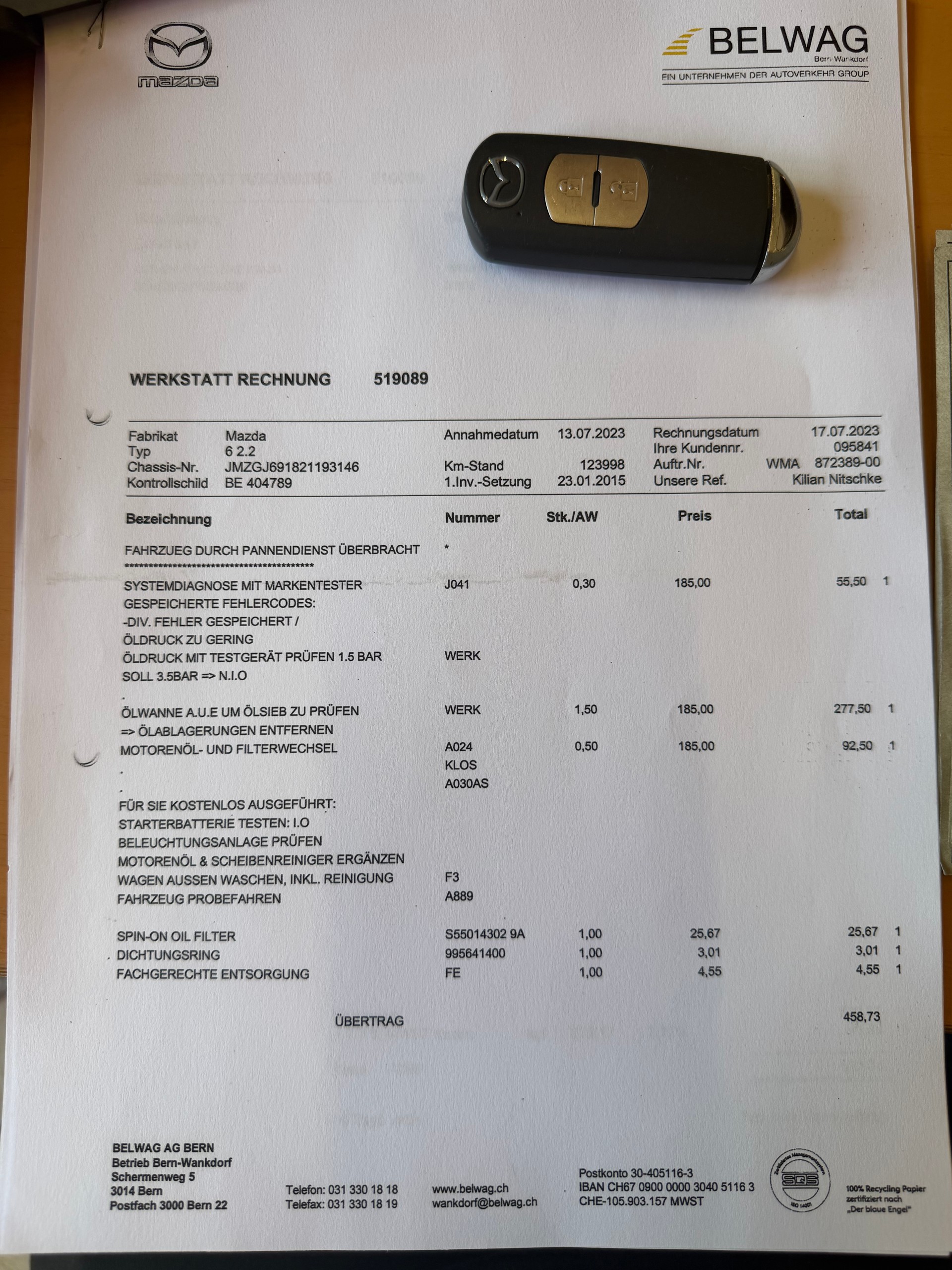 MAZDA 6 Sportwagon 2.2 D 16V Business Automatic-image-17