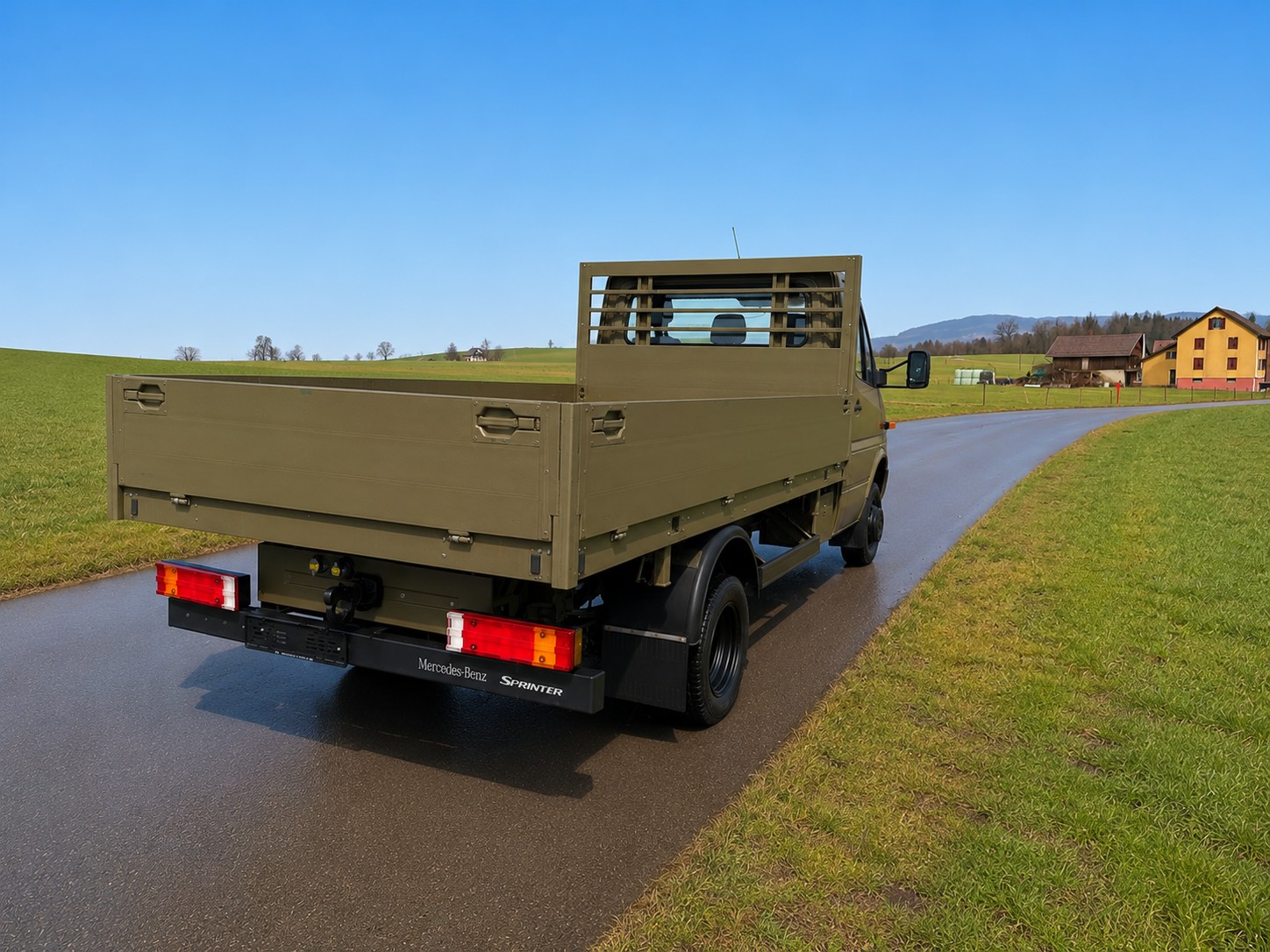 MERCEDES-BENZ Sprinter 413 CDI Duo 4x4 Automat Brücke mit Anhängerkupplung-image-4
