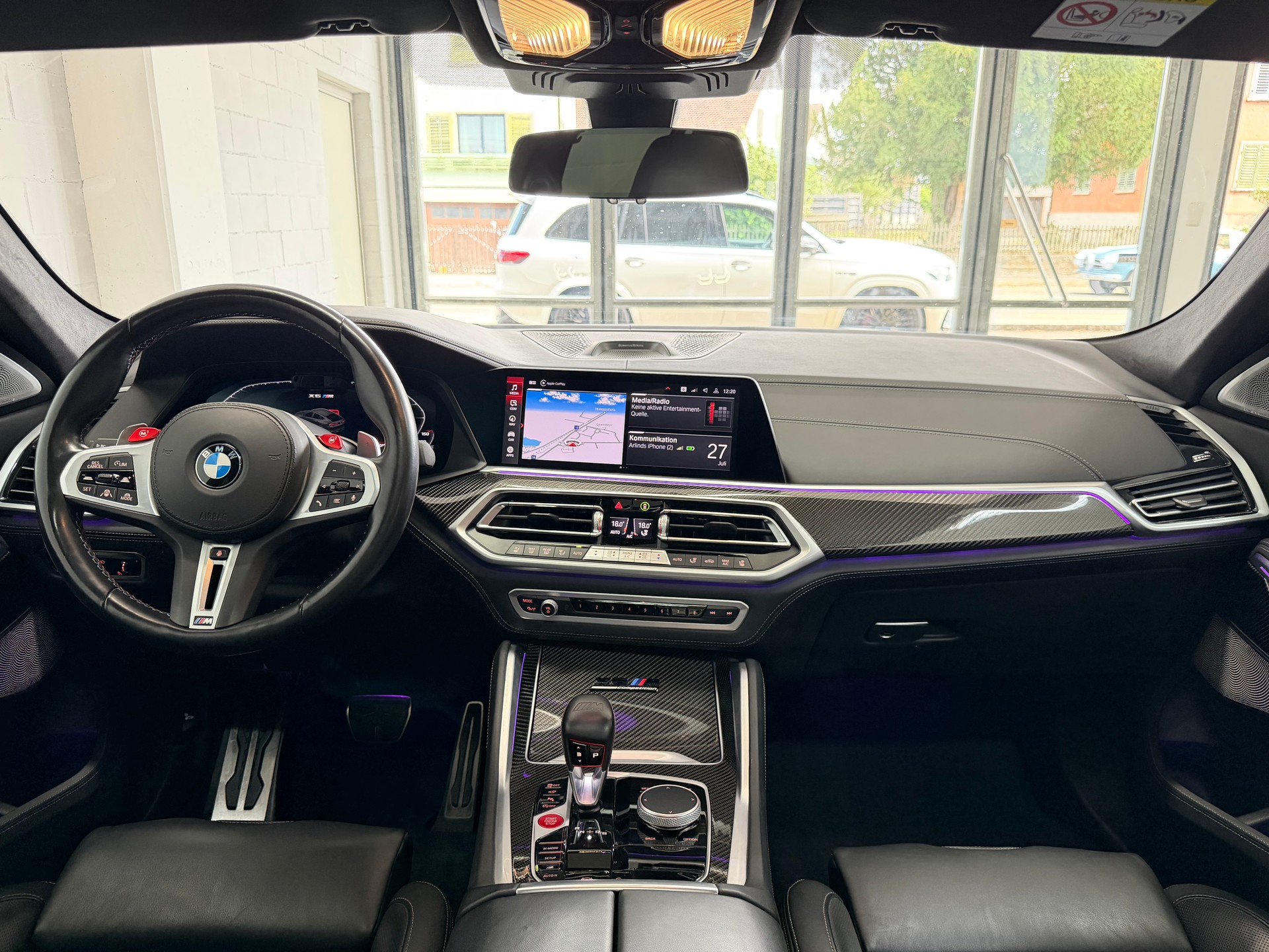 BMW BMW X6M Steptronic M Competition *Softclose * Carbon * Headup * 360• * Gestik * Marina Bay Blue *-image-8