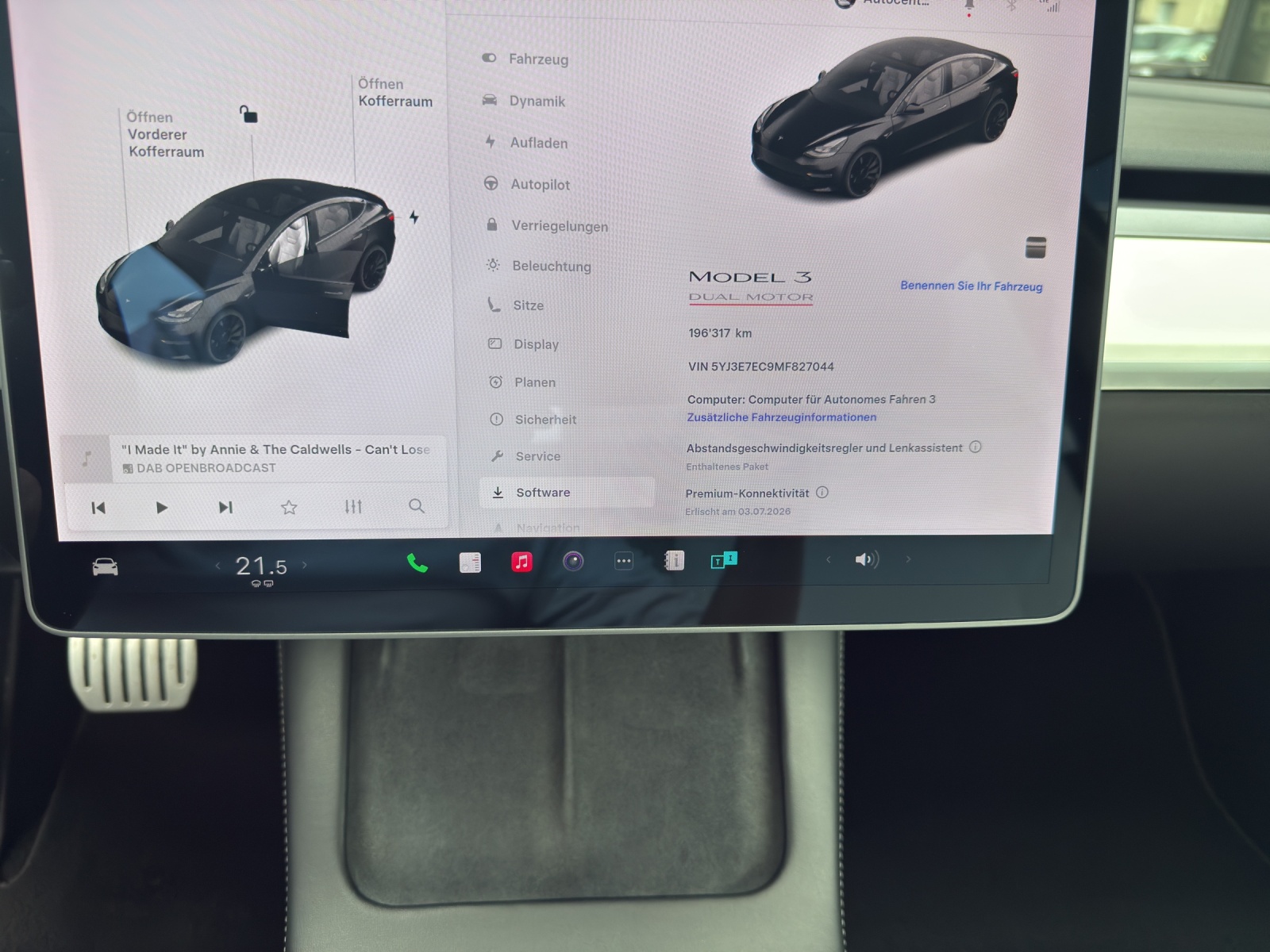 TESLA Model 3 Performance Dual Motor AWD Batterie 86% und 2 Jahre HV Garantie-image-13
