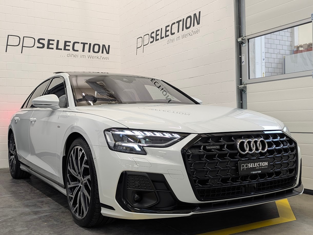 AUDI A8 3.0 V6 50 TDI quattro T-Tronic S-LINE*5J GAR BLACK-PACK LUFT PANO 360CAM STANDHEIZ SOFTCLOSE UVM*