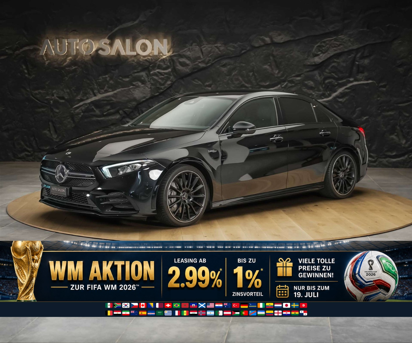 MERCEDES-BENZ A 35 AMG 4Matic Speedshift *Limousine*CH Auto*el. Sitze*360° Kamera*