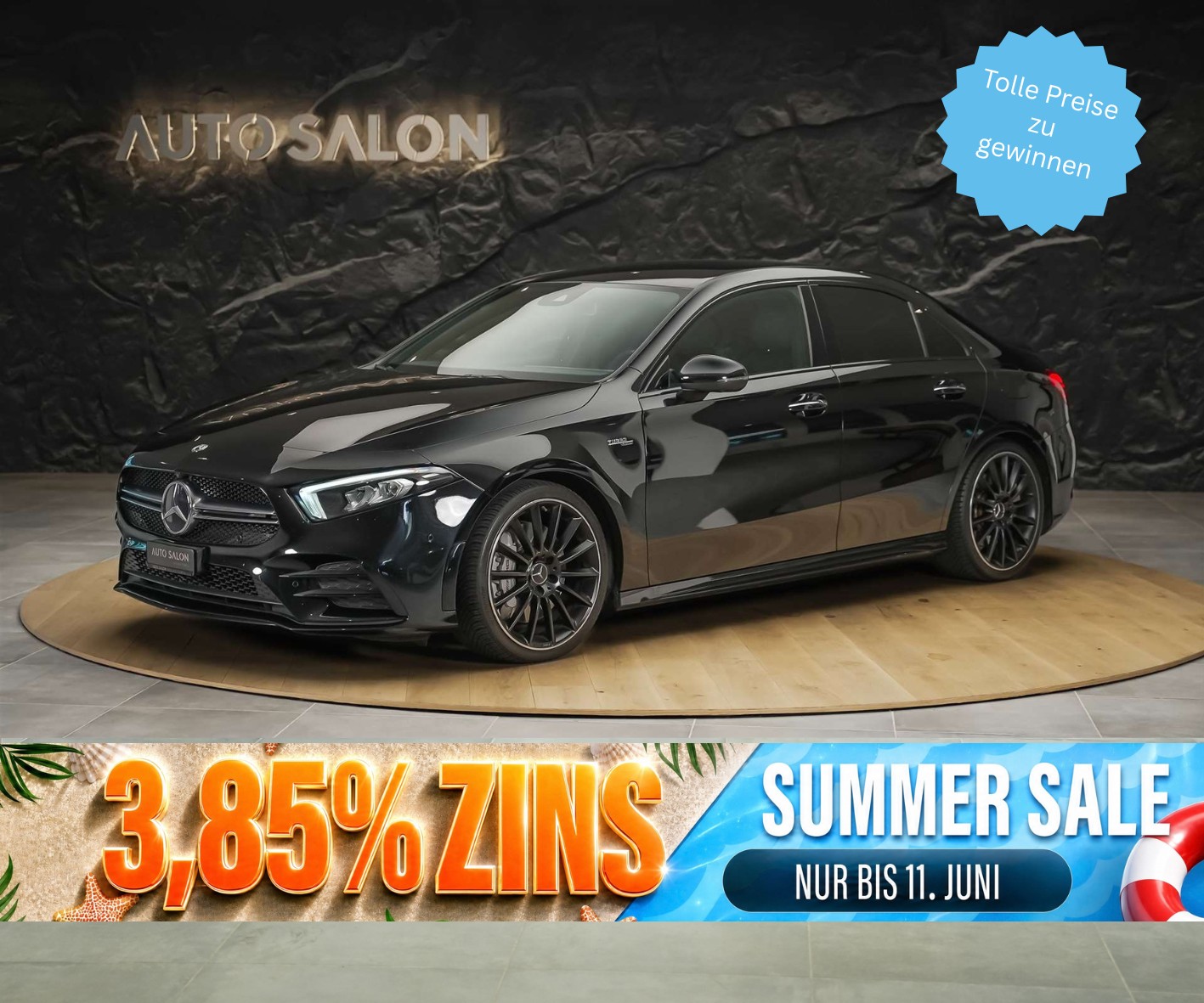 MERCEDES-BENZ A 35 AMG 4Matic Speedshift *Limousine*CH Auto*el. Sitze*360° Kamera*-image-0