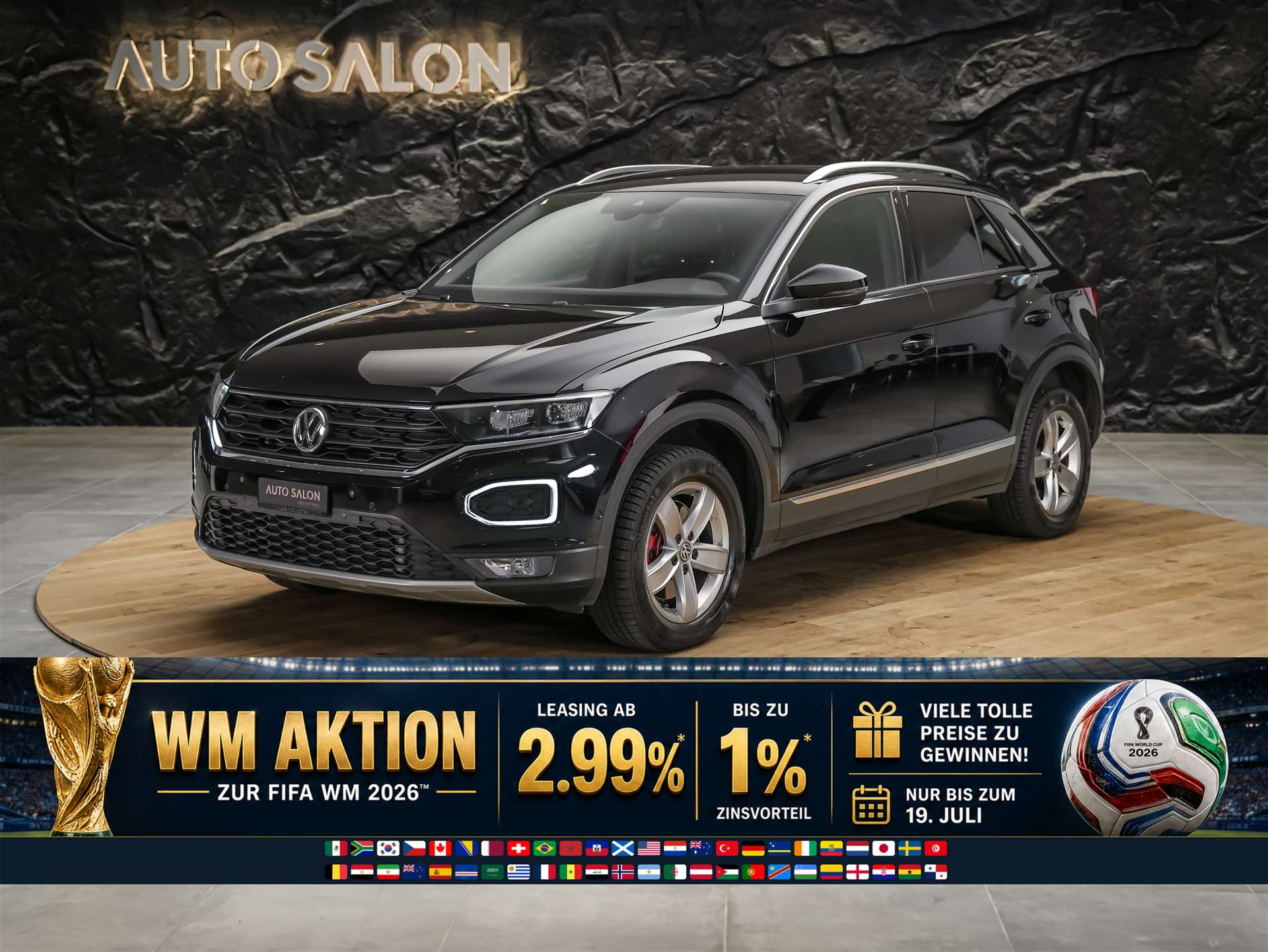 VW T-Roc 2.0 TSI Sport DSG 4Motion *Abstandsregler*Sitzheizung*Lenkradheizung*-image-0