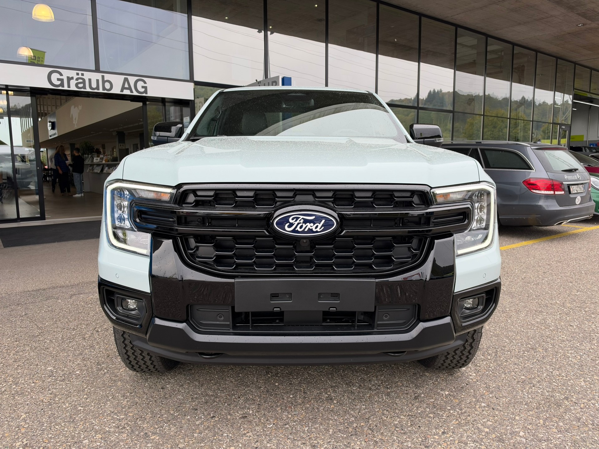 FORD Ranger Limited Chill grey Edition - 3.0 Eco Blue e-4WD Automat-image-1