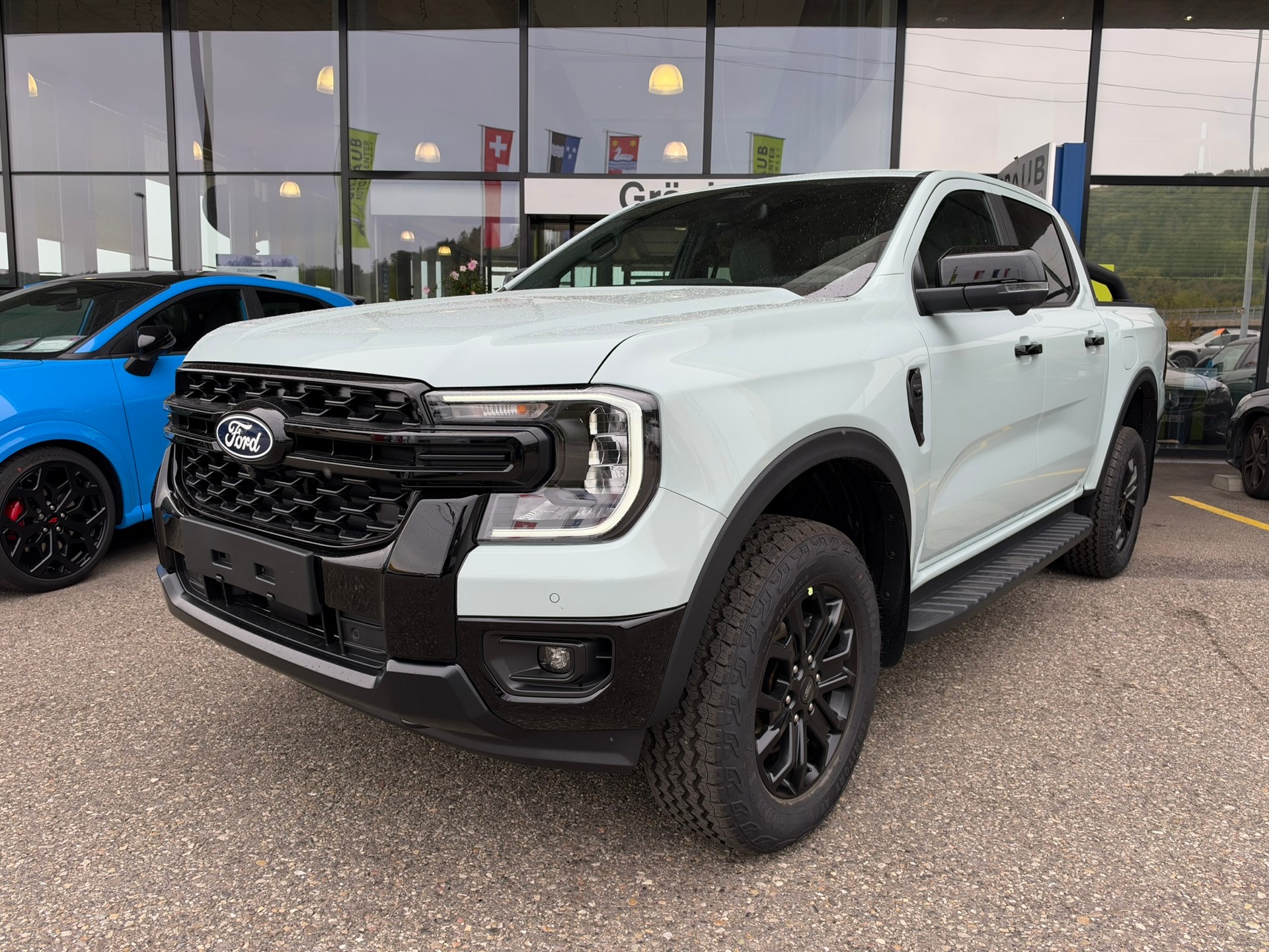 FORD Ranger Limited Chill grey Edition - 3.0 Eco Blue e-4WD Automat-image-0