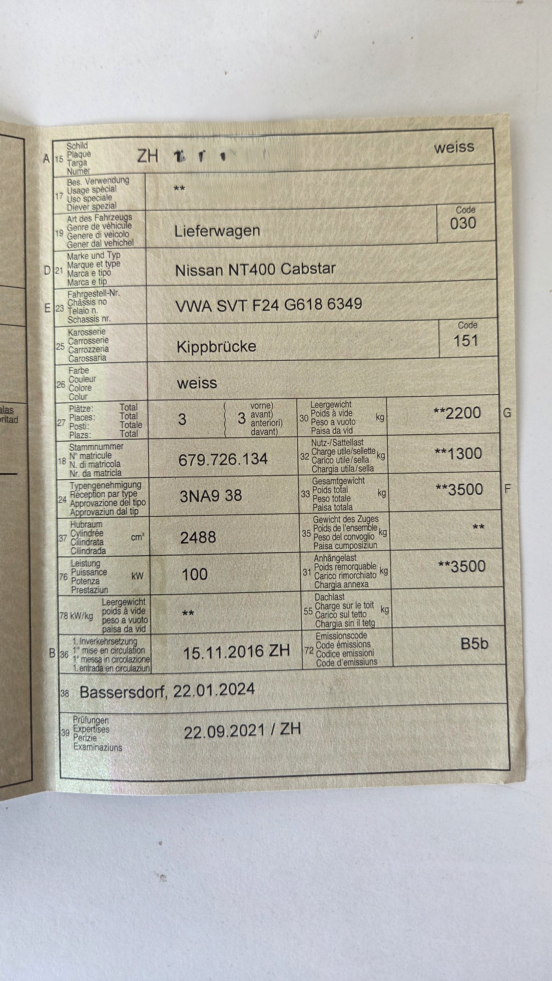 NISSAN 2.5 T 136 Pro-image-3
