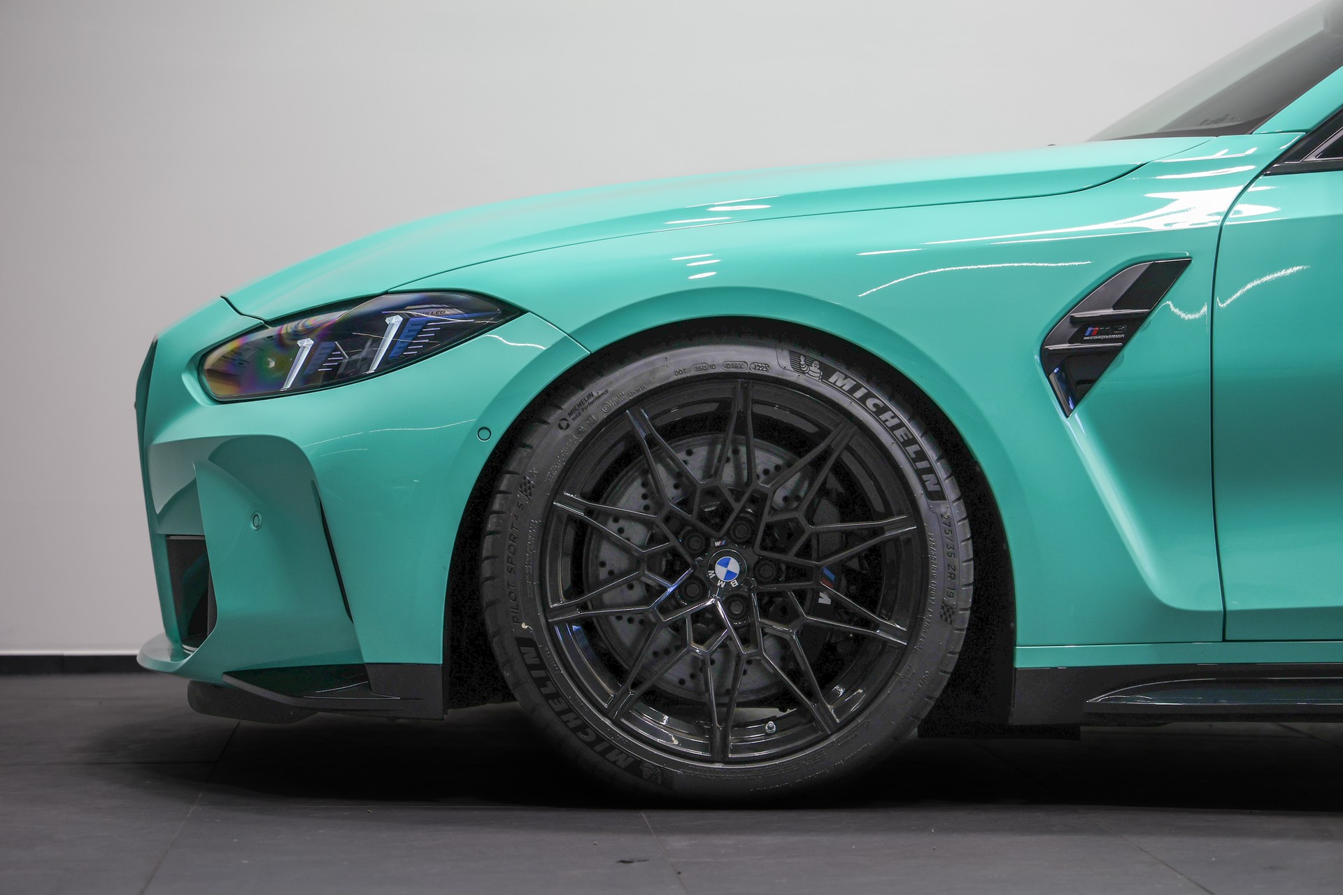 BMW M3 Competition M xDrive LCI *530PS*Sonderlackierung Mintgrün*Carbon Schalensitze*BMW Werksgarantie bis 10.2028*-image-14