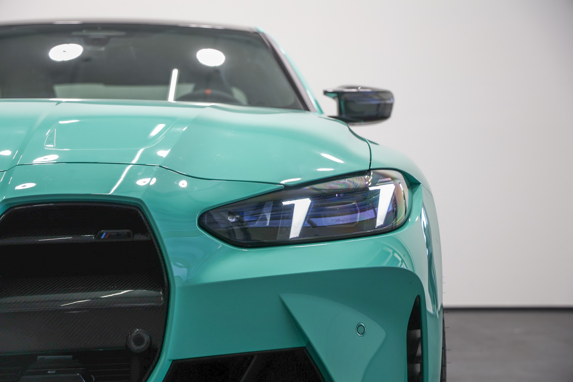 BMW M3 Competition M xDrive LCI *530PS*Sonderlackierung Mintgrün*Carbon Schalensitze*BMW Werksgarantie bis 10.2028*-image-12