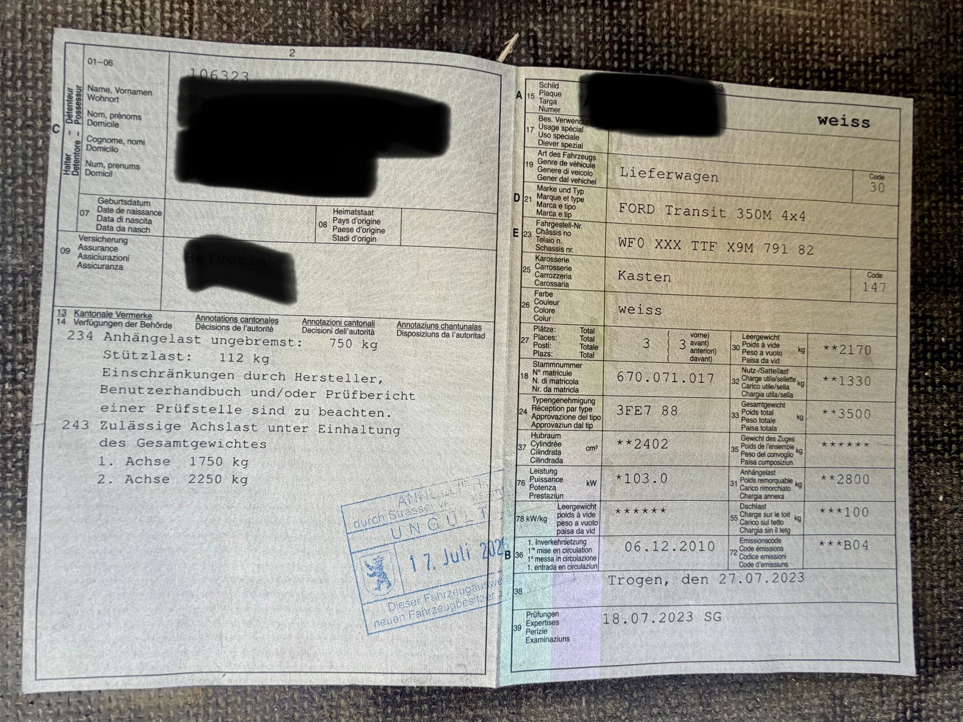 FORD FORD Transit 350M 4x4-image-4