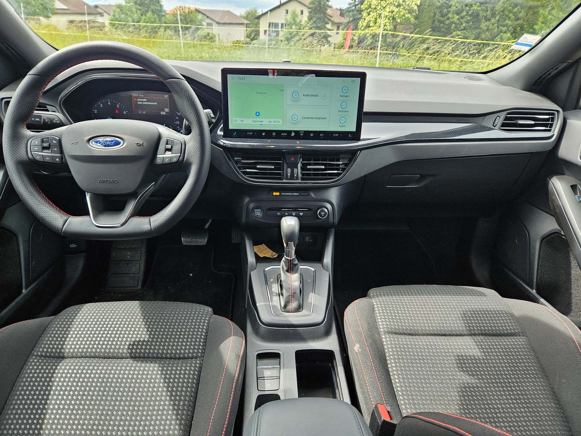 FORD Focus 1.0 MHEV AUTOMAT155 PS ST-Line BESCHADIG ENDOMMAGEE provisorisch fahrbar-image-11