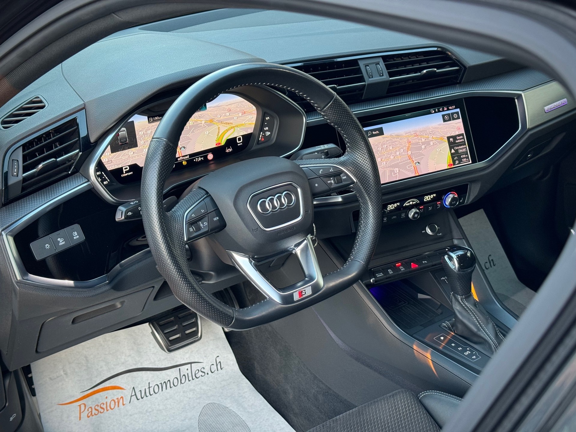 AUDI Q3 Sportback 40 TFSI S line quattro S-tronic - Véhicule Suisse (CH)-image-5