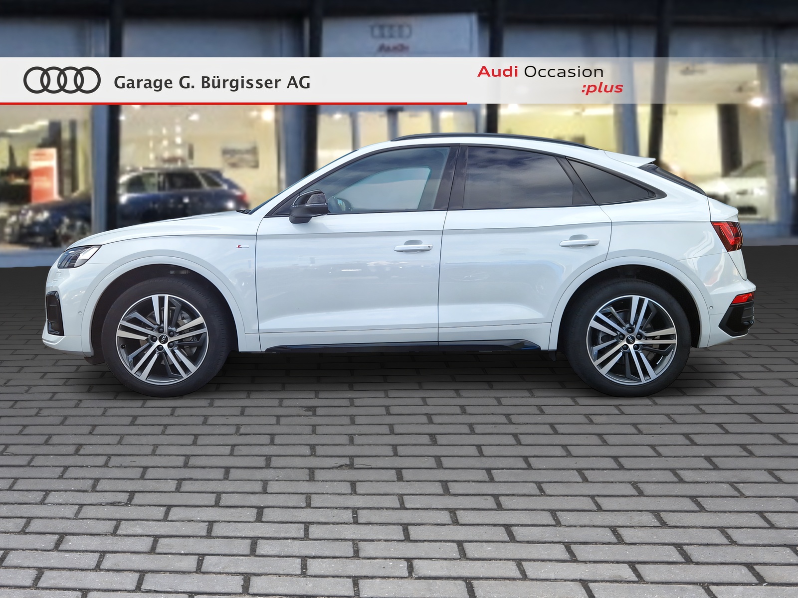 AUDI Q5 Sportback 40 TDI S line quattro Black Edition Gletscherweiss Metallic-image-2