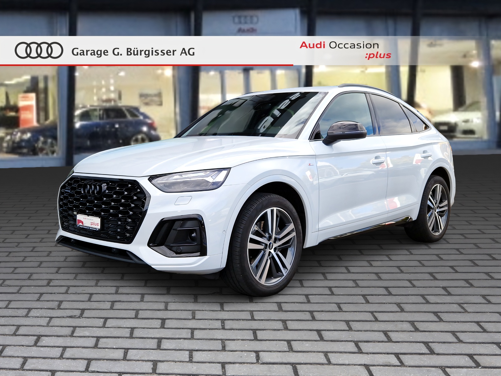 AUDI Q5 Sportback 40 TDI S line quattro Black Edition Gletscherweiss Metallic