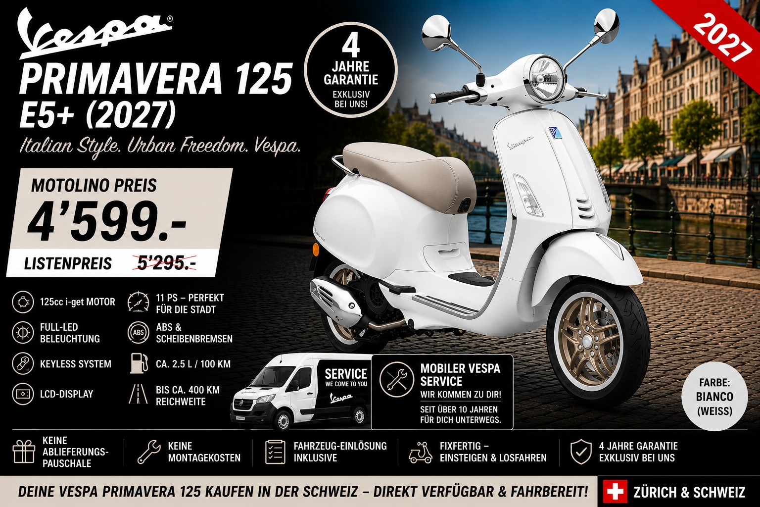 PIAGGIO VESPA PRIMAVERA 125 S ABS 2027