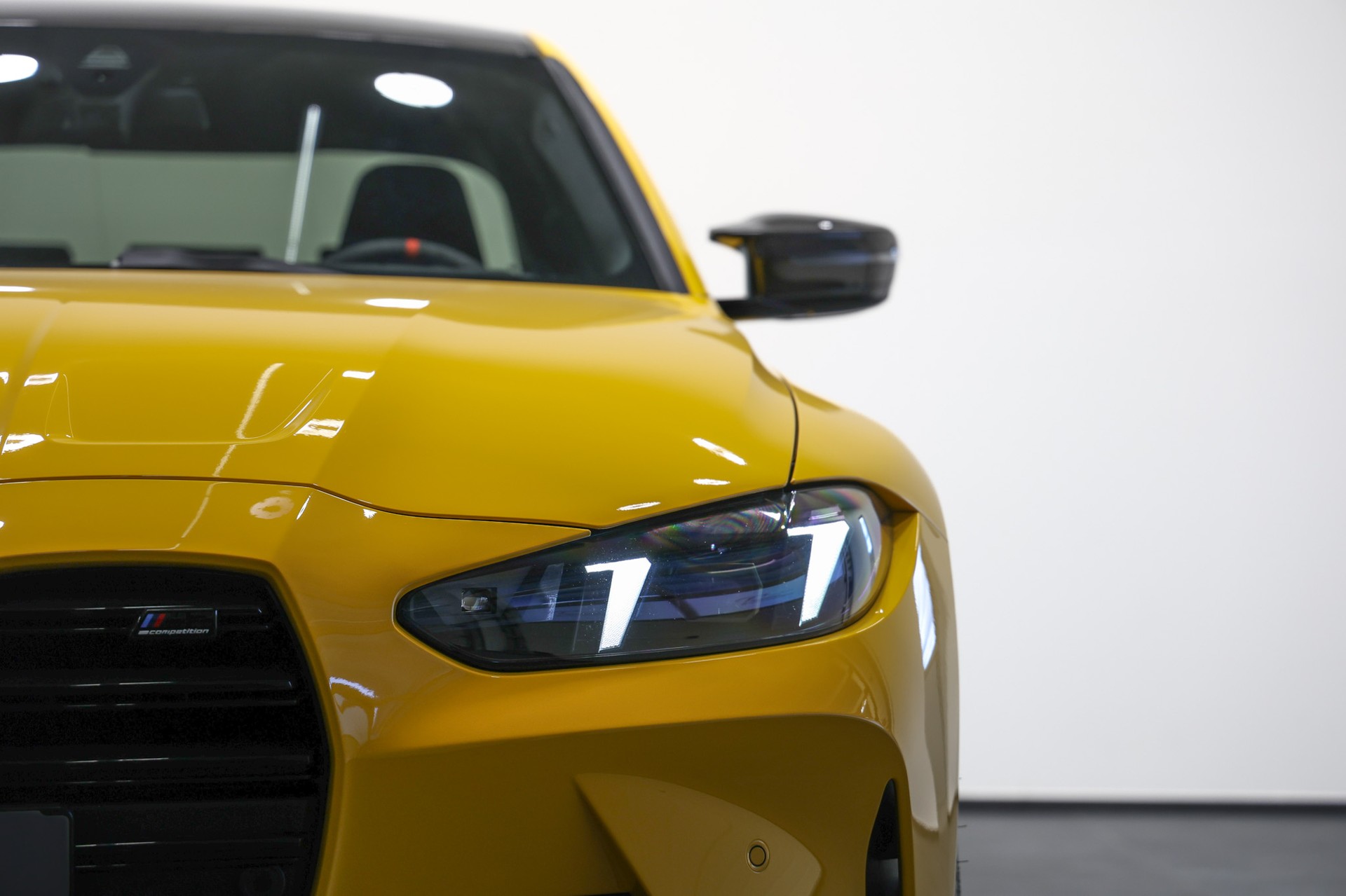 BMW M3 Competition M xDrive LCI *Sonderlackierung Atacama Yellow*Carbon/Keramik Bremsen*-image-14