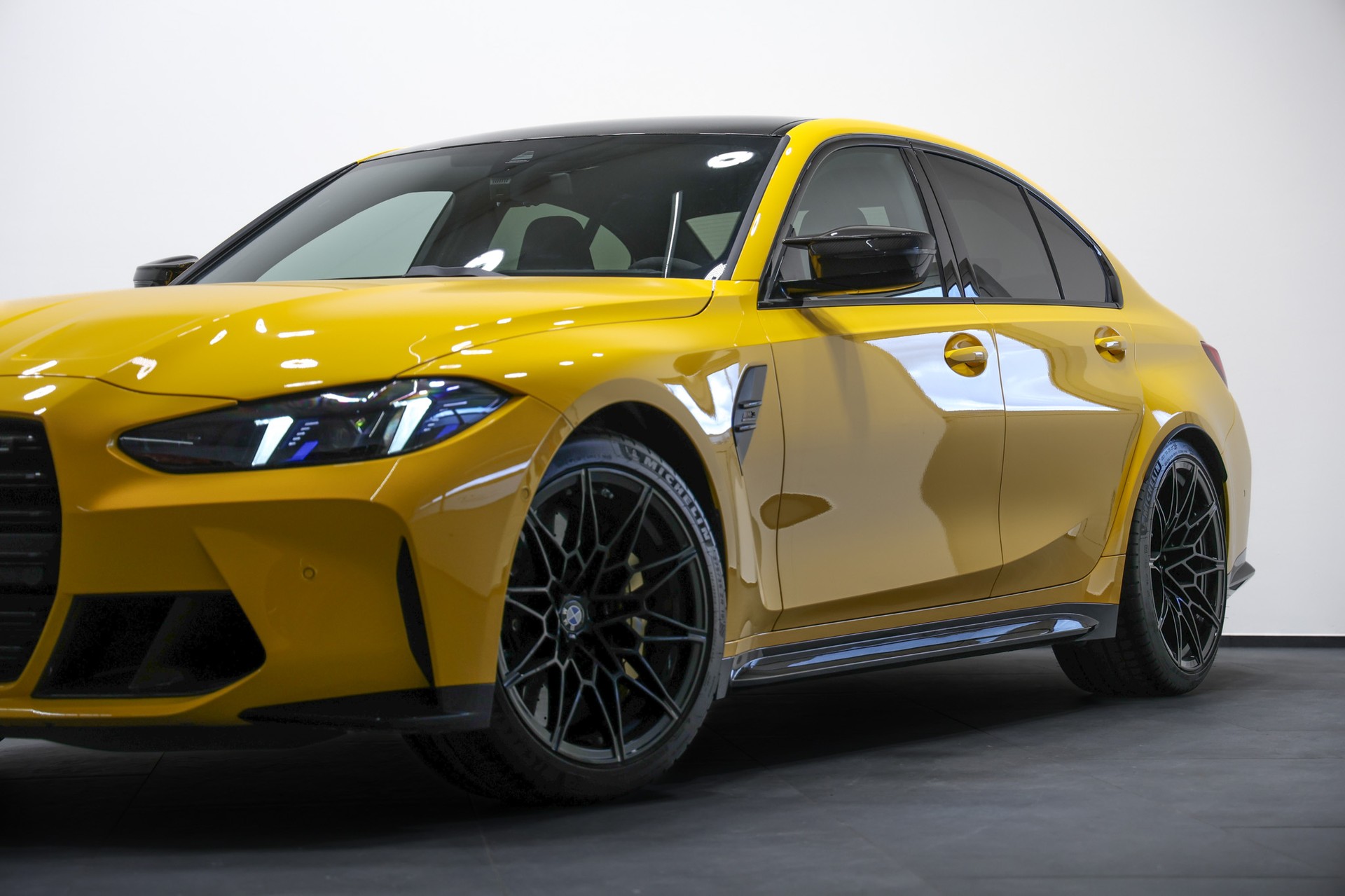 BMW M3 Competition M xDrive LCI *Sonderlackierung Atacama Yellow*Carbon/Keramik Bremsen*-image-10