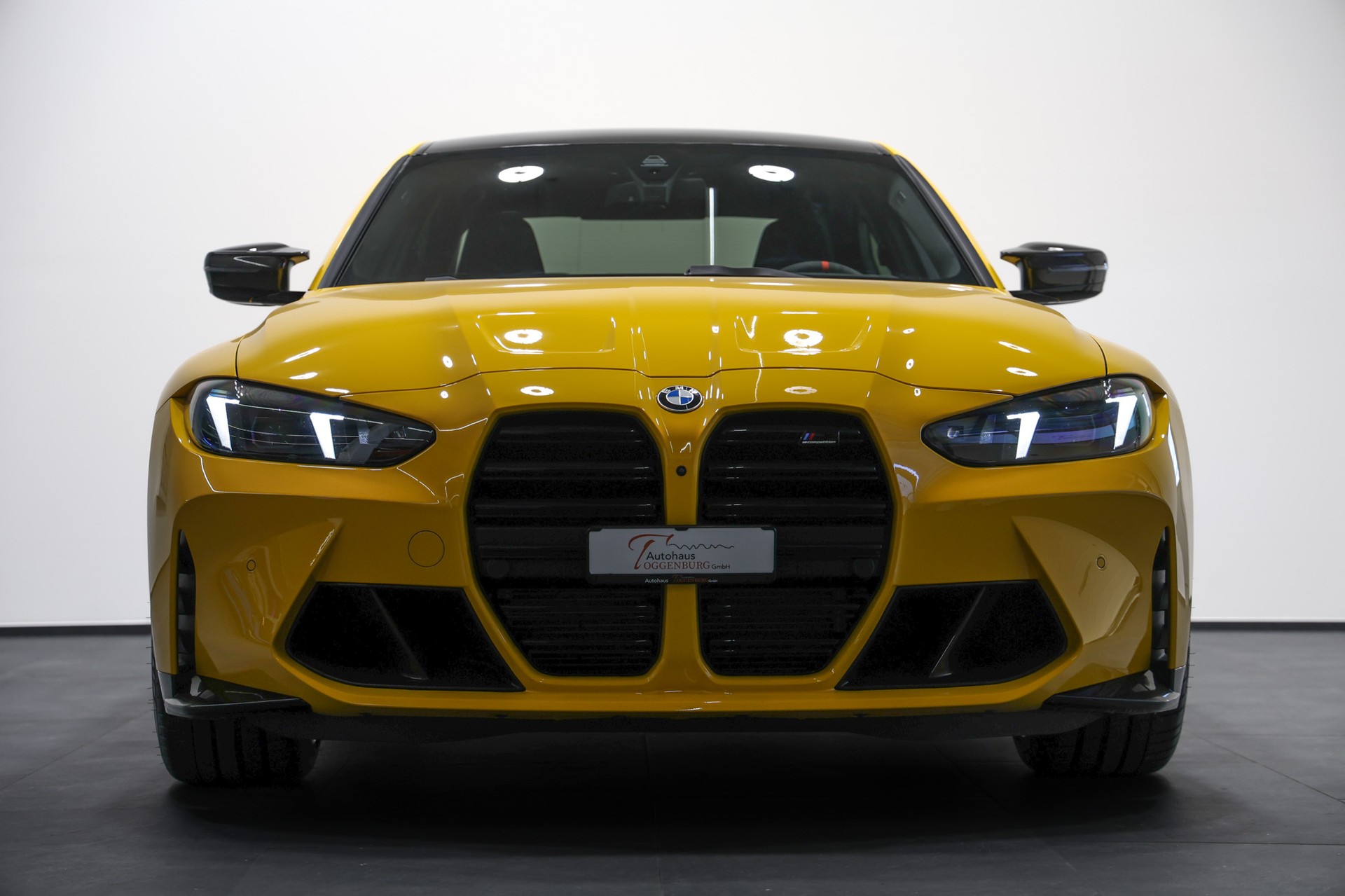BMW M3 Competition M xDrive LCI *Sonderlackierung Atacama Yellow*Carbon/Keramik Bremsen*-image-4