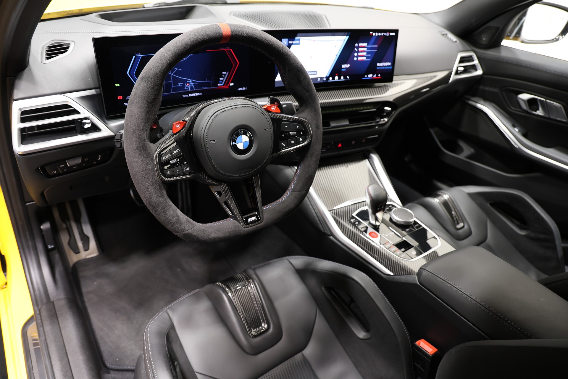 BMW M3 Competition M xDrive LCI *Sonderlackierung Atacama Yellow*Carbon/Keramik Bremsen*-image-17