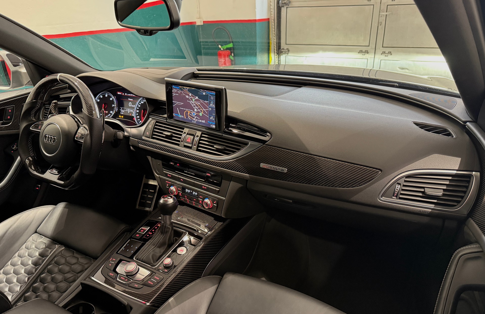 AUDI RS6 Avant 4.0 TFSI V8 performance quattro "ABT 706 Ps" AKRAPOVIC Audi ceramic *pack carbon *Bose sound-image-24