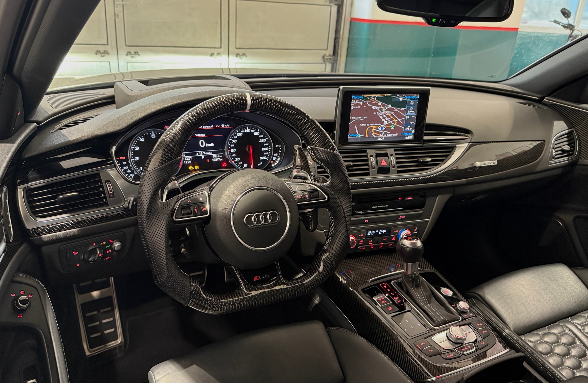 AUDI RS6 Avant 4.0 TFSI V8 performance quattro "ABT 706 Ps" AKRAPOVIC Audi ceramic *pack carbon *Bose sound-image-18