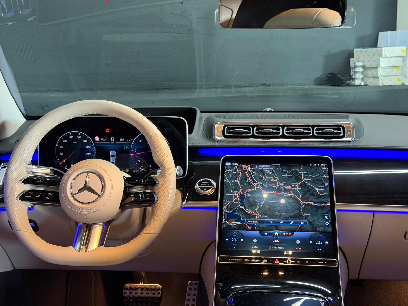 MERCEDES-BENZ S 400 d Lang 4Matic AMG Line 9G-Tronic White&Silver Performance 2 Jahre Garantie & Gratisservice CH-Fahrzeug-image-12