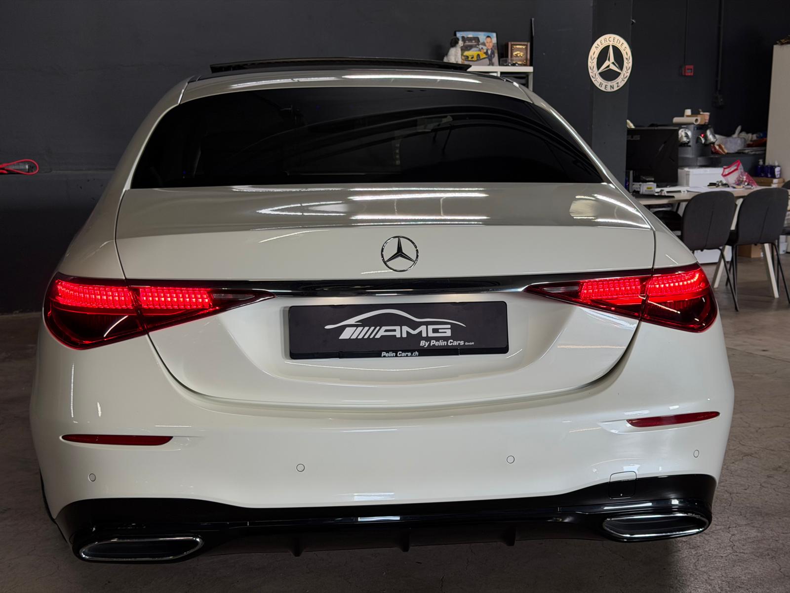 MERCEDES-BENZ S 400 d Lang 4Matic AMG Line 9G-Tronic White&Silver Performance 2 Jahre Garantie & Gratisservice CH-Fahrzeug-image-7