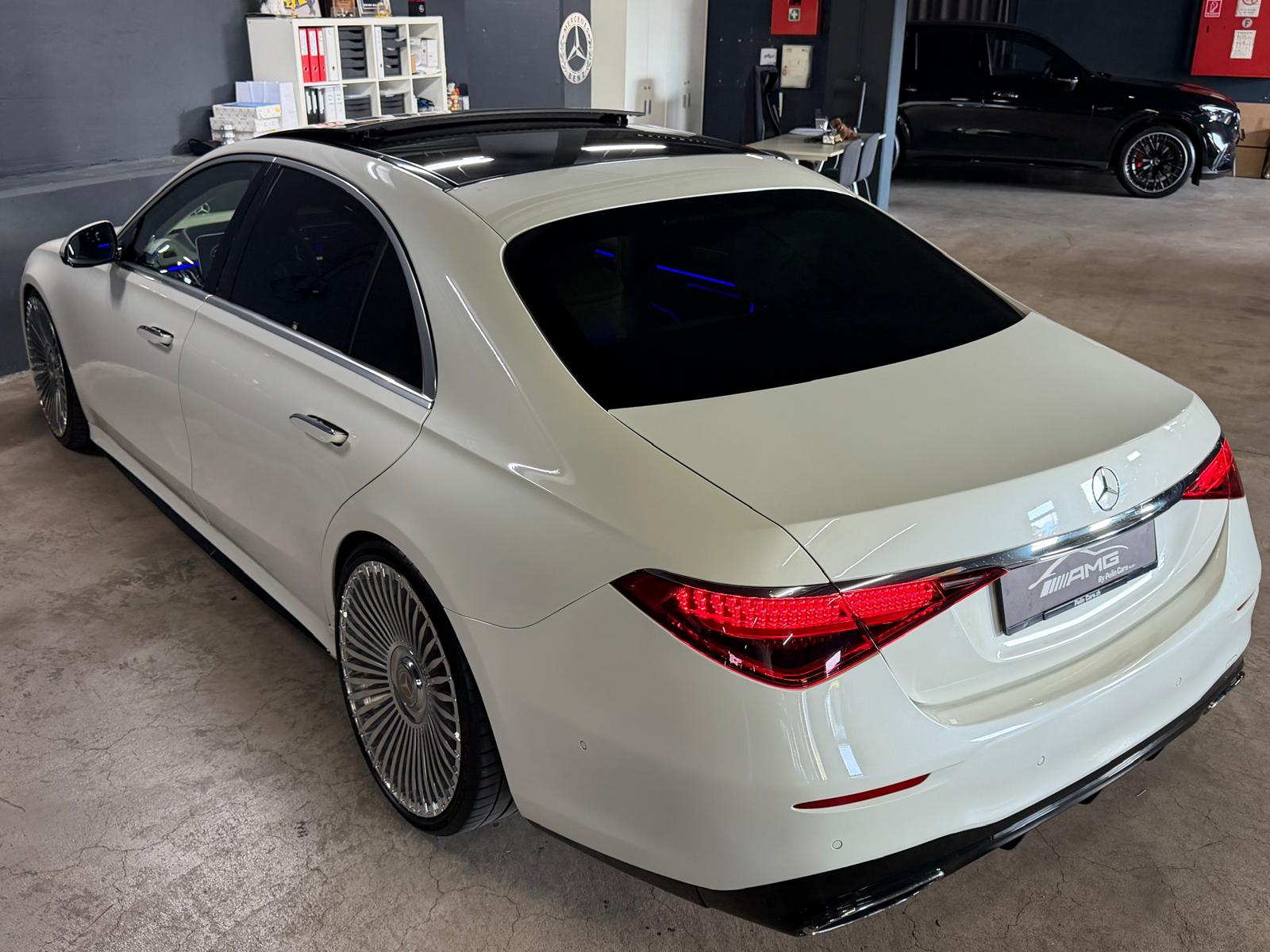 MERCEDES-BENZ S 400 d Lang 4Matic AMG Line 9G-Tronic White&Silver Performance 2 Jahre Garantie & Gratisservice CH-Fahrzeug-image-8