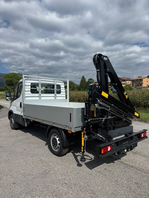 IVECO DAILY 35 S14 Eco - Ponte Fisso in Alluminio - GRU DN-LEVAT 3.6 S3 - Gancio di Traino KG. 3500-image-9
