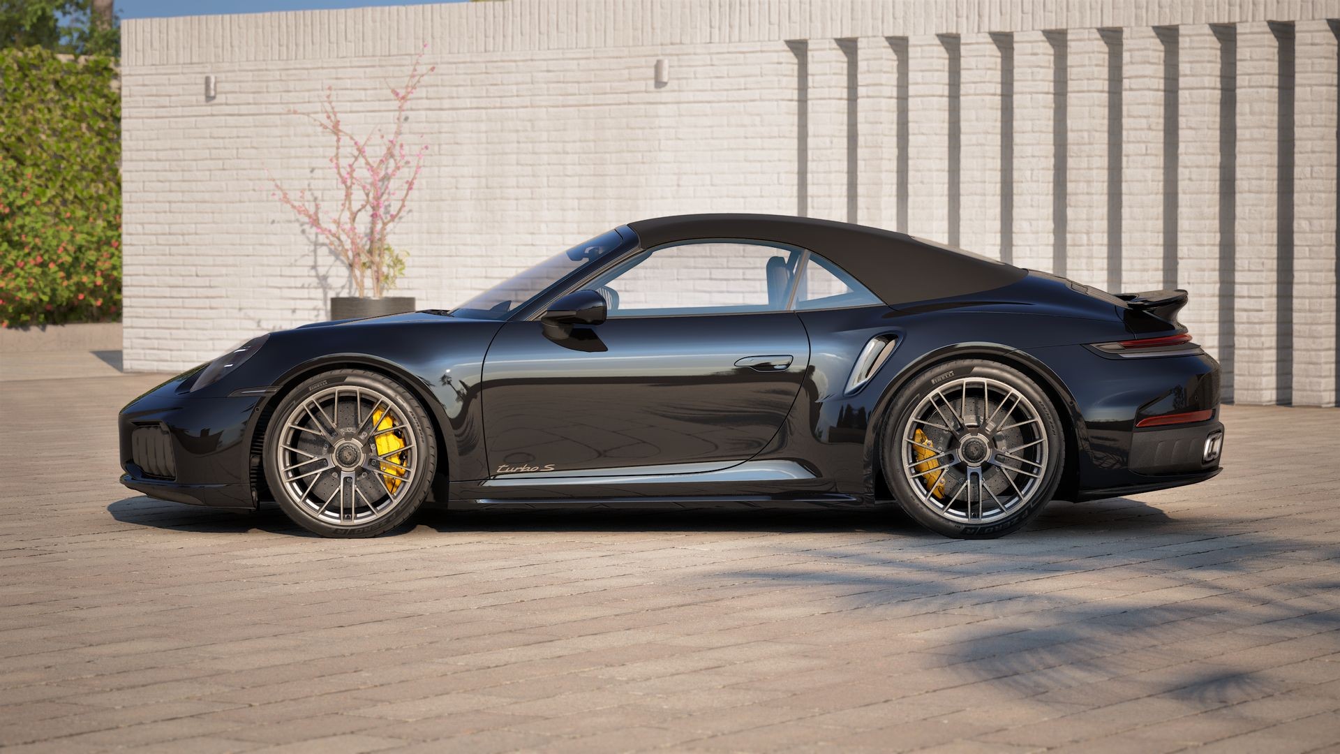 PORSCHE Turbo S 992.2 black/black-image-2