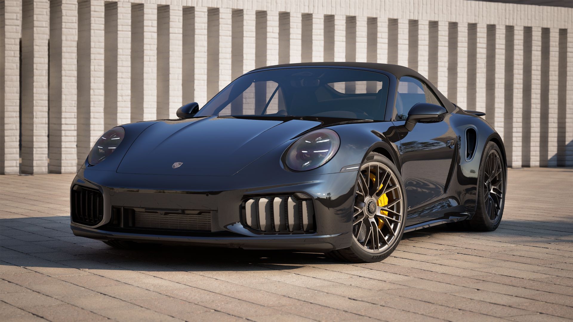 PORSCHE Turbo S 992.2 black/black-image-1