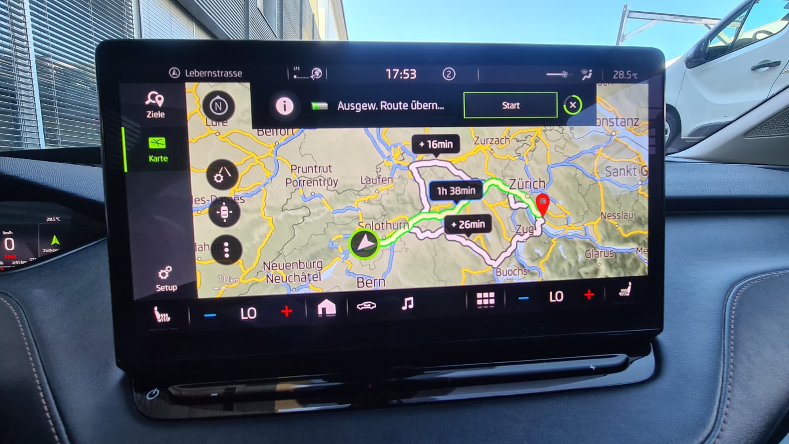 SKODA Enyaq iV 80 SportLine ** Voll-Leder ** Gr-Navi ** RF-Kamera ** Sitzmemory ** Anh-Kupplung ** Panorama-Glasdach ** Ab MFK **-image-14