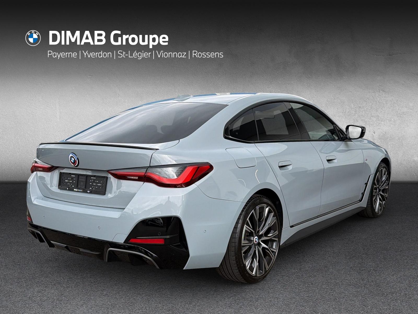 BMW i4 M50 M Sport Pro Limousine G26 (CH) AHK ** 100 % électrique **-image-4