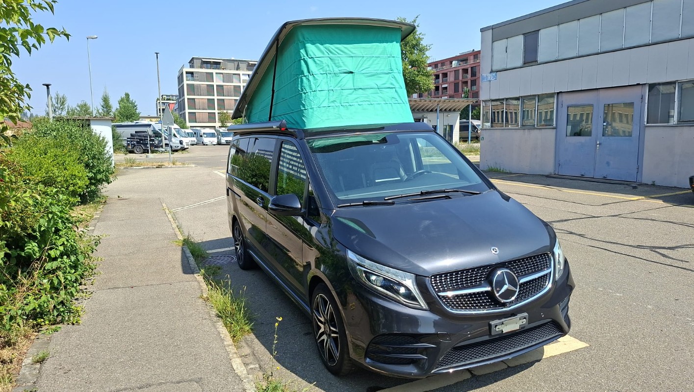 MERCEDES-BENZ Marco Polo Horizon 300 d 4M Automat*7- Plätzer * 8-fach bereift *Markise *Sitzheizung *Wechselrichter *Panoramadach*Ledersitze*-image-9