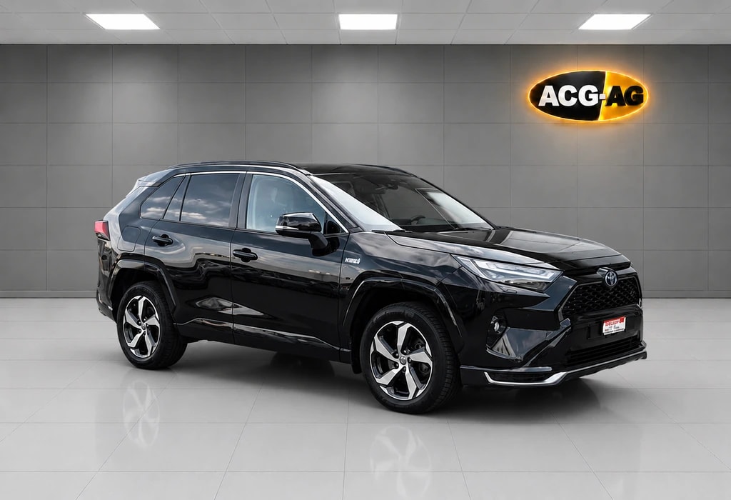 TOYOTA RAV-4 2.5 PHEV Premium e-CVT 4WD ** Voll-Leder ** Gr-Navi ** RF-Kamera 360° ** Abstandsregelsysteme ** Panorama-Glasdacgh **-image-0