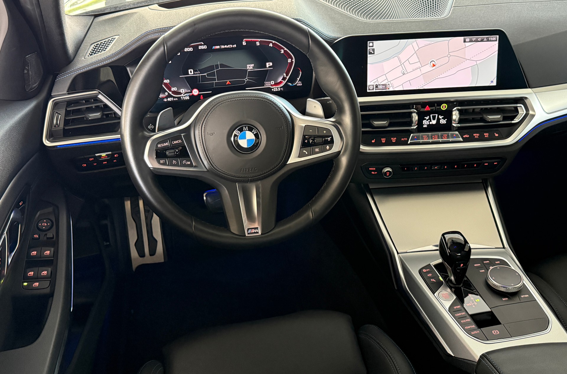 BMW M340d xDrive 48V Steptronic Sport***M-PACKET***ALL-BLACK***1. HAND***CH-FAHRZEUG***SERVICE KOSTENLOS 10J/100'000Km***-image-18