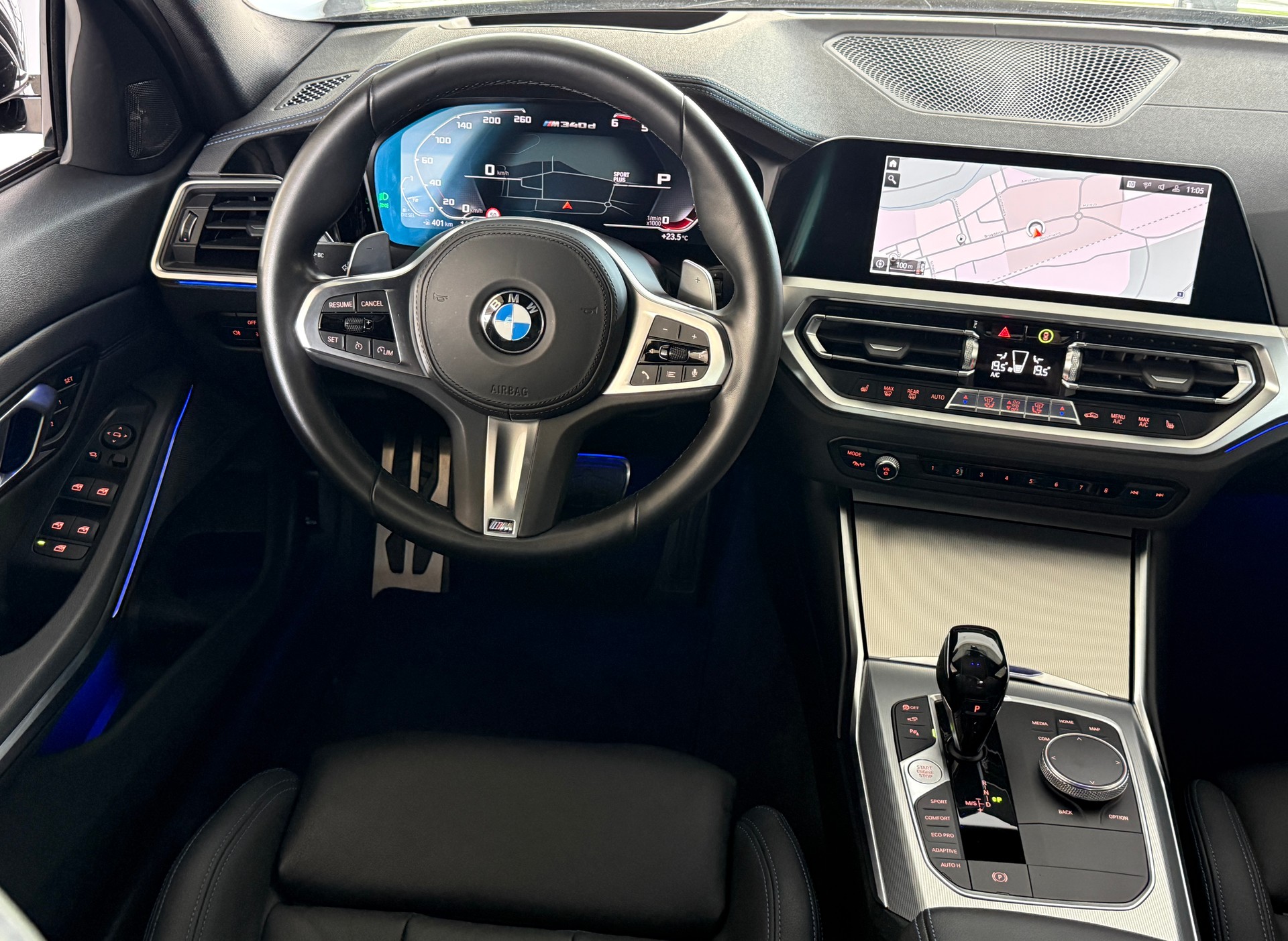 BMW M340d xDrive 48V Steptronic Sport***M-PACKET***ALL-BLACK***1. HAND***CH-FAHRZEUG***SERVICE KOSTENLOS 10J/100'000Km***-image-19