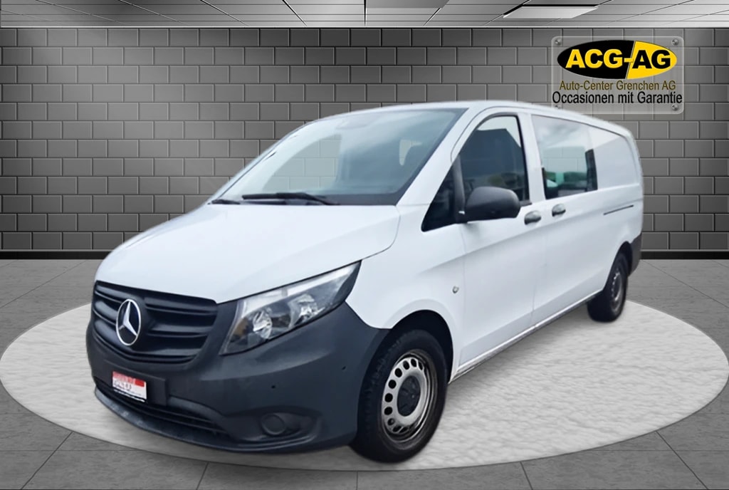 MERCEDES-BENZ Vito 114 CDI Extralang 9G-Tronic 4M Base ** 3-Plätzer ** Gr-Navi ** Anh-Kupplung ** Neues Modell 2023 **-image-1