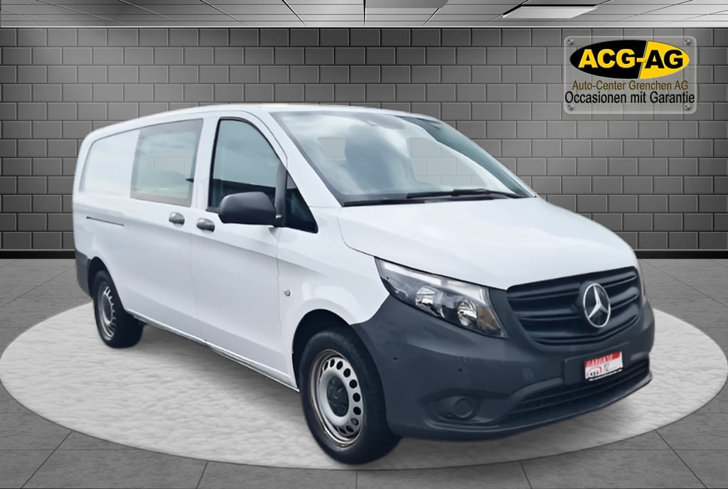 MERCEDES-BENZ Vito 114 CDI Extralang 9G-Tronic 4M Base ** 3-Plätzer ** Gr-Navi ** Anh-Kupplung ** Neues Modell 2023 **-image-0