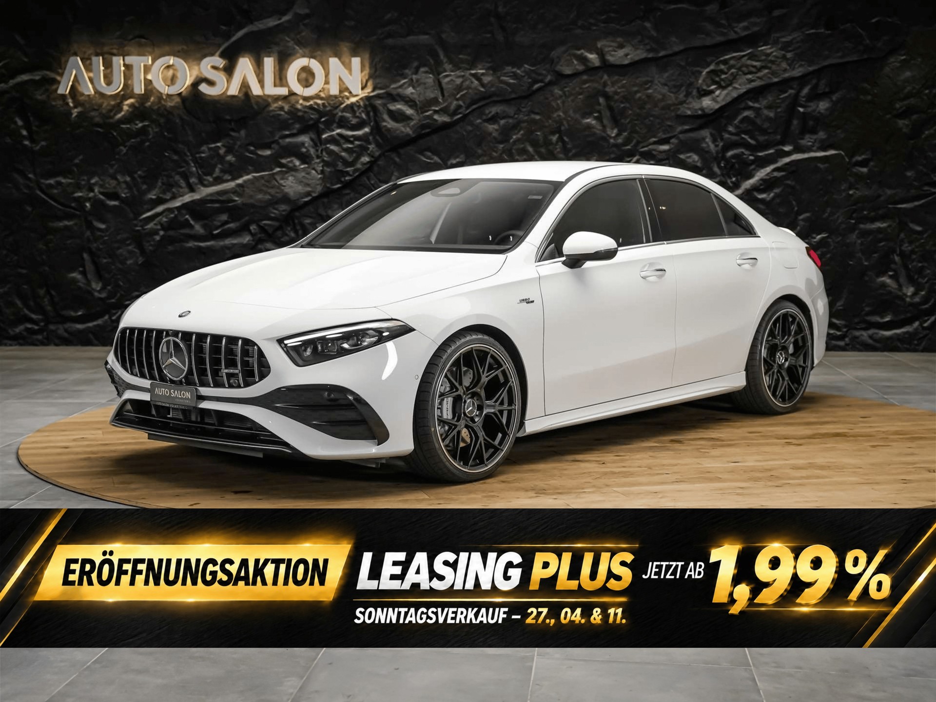 MERCEDES-BENZ A35 AMG 4Matic+ 8G-DCT*20" Felgen*Werksgarantie*Lenkradheizung*Ambientebeleuchtung*