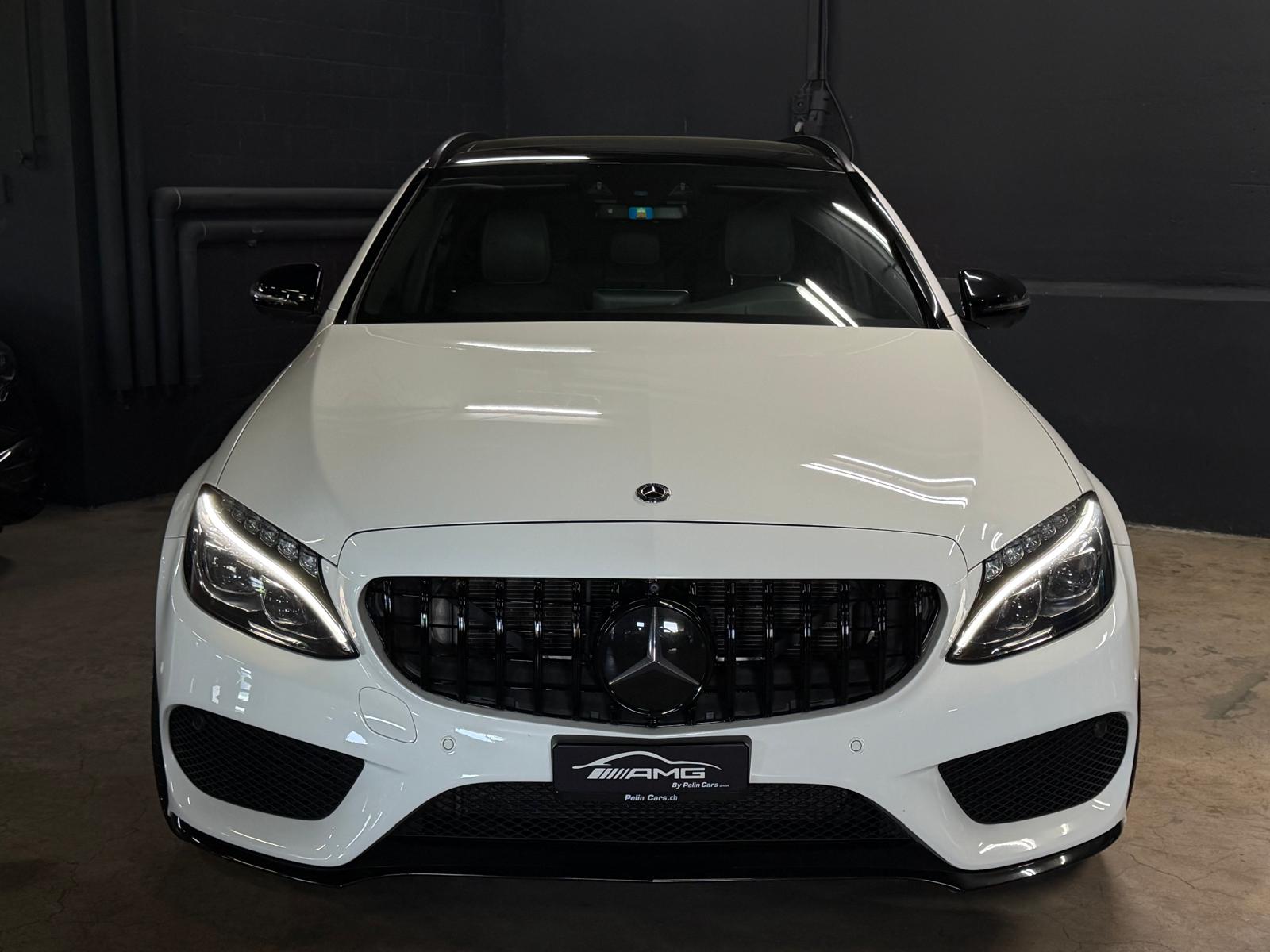 MERCEDES-BENZ C 250 d AMG (C43 AMG Bodykit) 4Matic 9G-Tronic Limited White&Black Performance-image-2