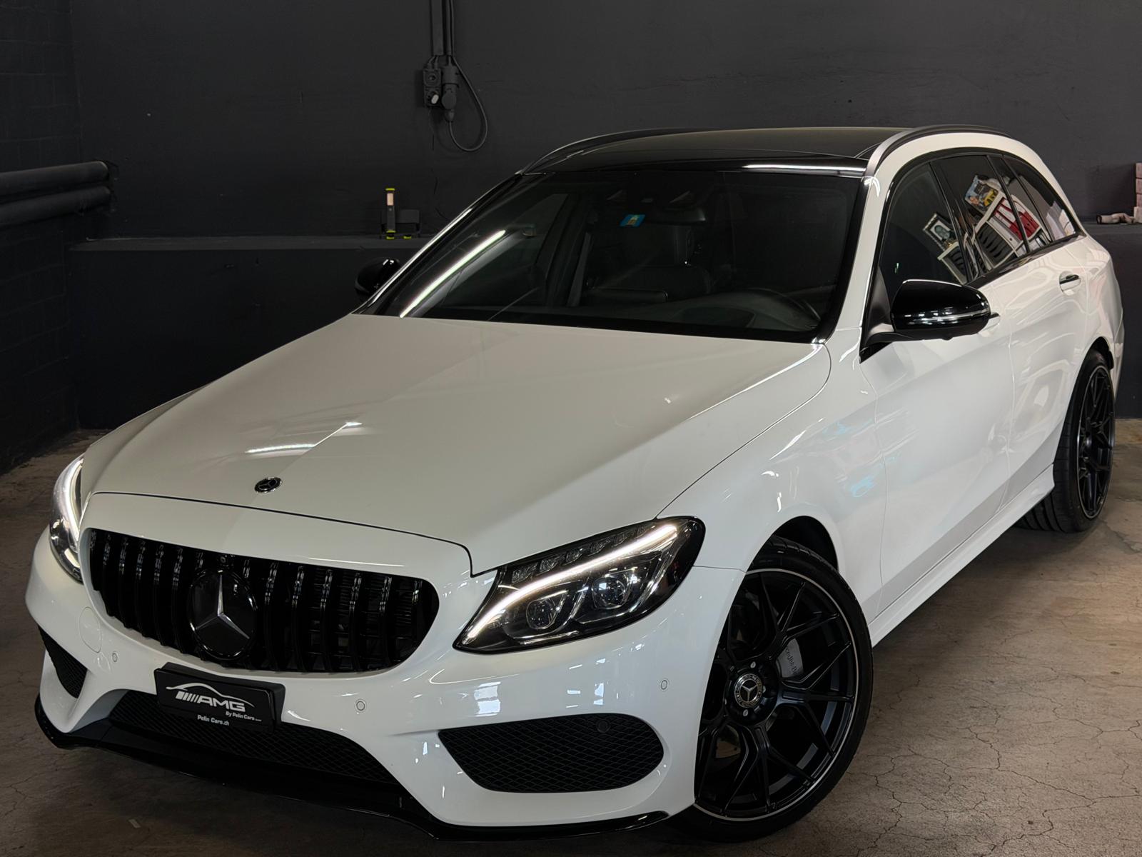 MERCEDES-BENZ C 250 d AMG (C43 AMG Bodykit) 4Matic 9G-Tronic Limited White&Black Performance-image-1
