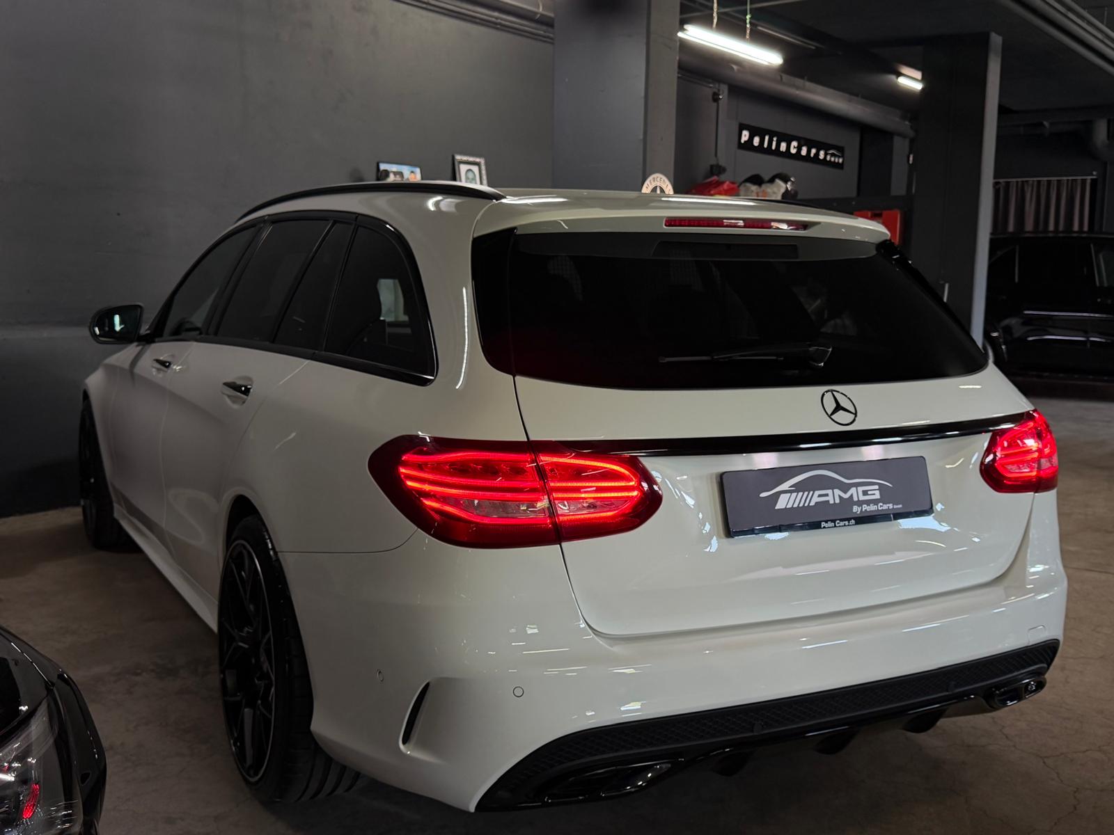 MERCEDES-BENZ C 250 d AMG (C43 AMG Bodykit) 4Matic 9G-Tronic Limited White&Black Performance-image-7