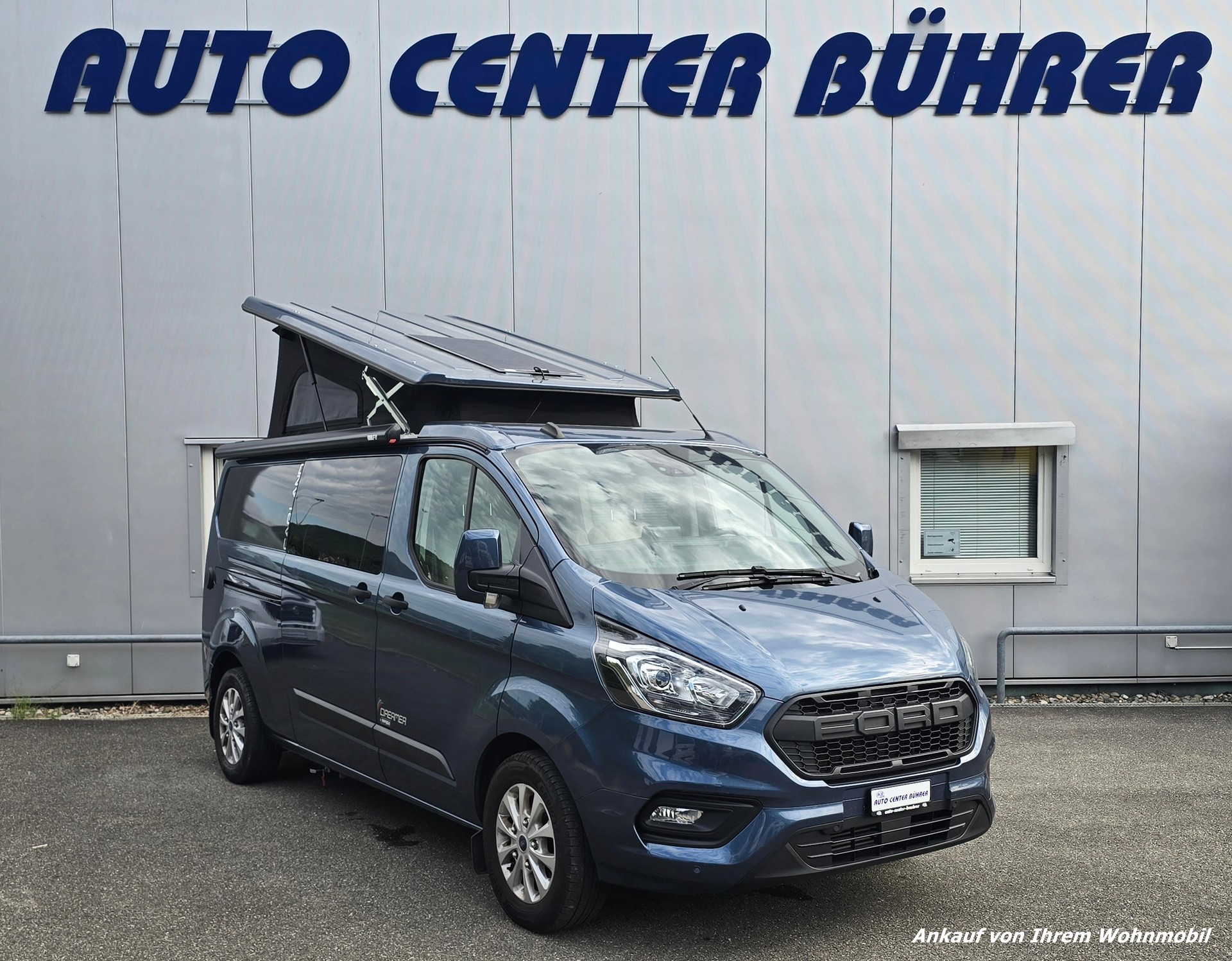 FORD NUGGET DREAMER COMPACT CAPLAND AUFSTELLDACH 2,0 TDCI DIESEL AUTOMAT-image-2