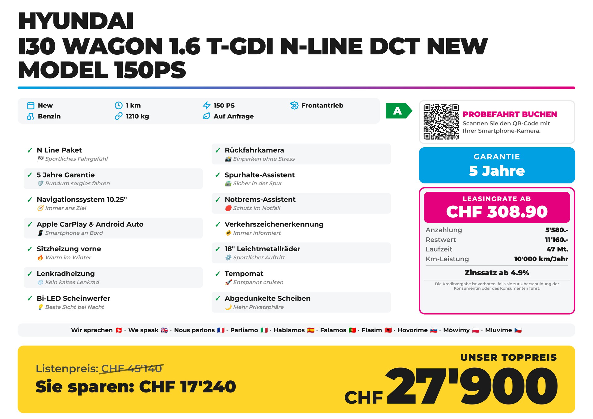 HYUNDAI i30 Wagon 1.6 T-GDi N-Line DCT NEW MODEL 150PS-showroom-element-1