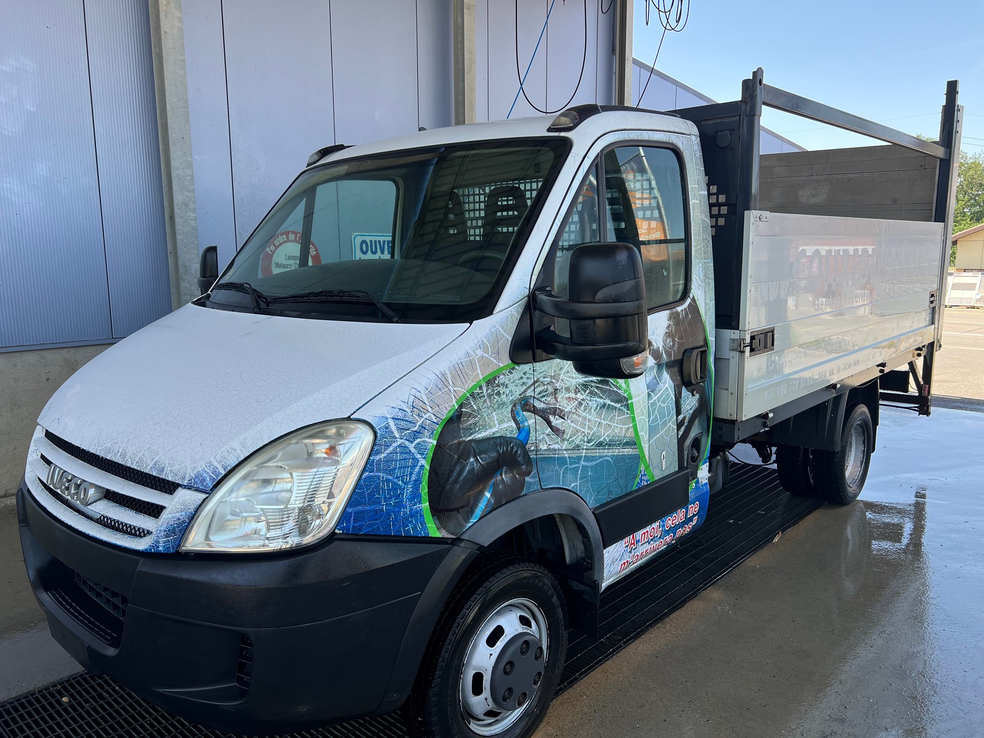 IVECO 35C12 Pont fixe ridelle élévatrice EURO 4-image-0
