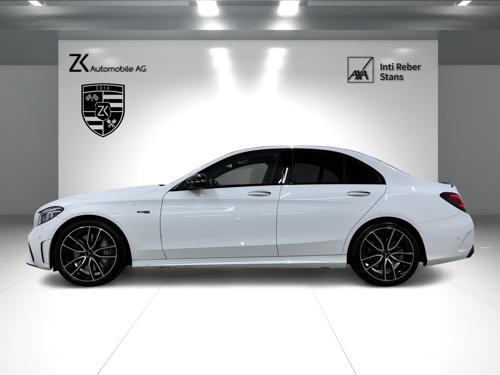 MERCEDES-BENZ C 43 AMG 4Matic Polarweiss Speedshift TCT 9G | 360° Kamera | Panoramadach | Performance Abgasanlage | Night-Paket | Burmester |-image-2