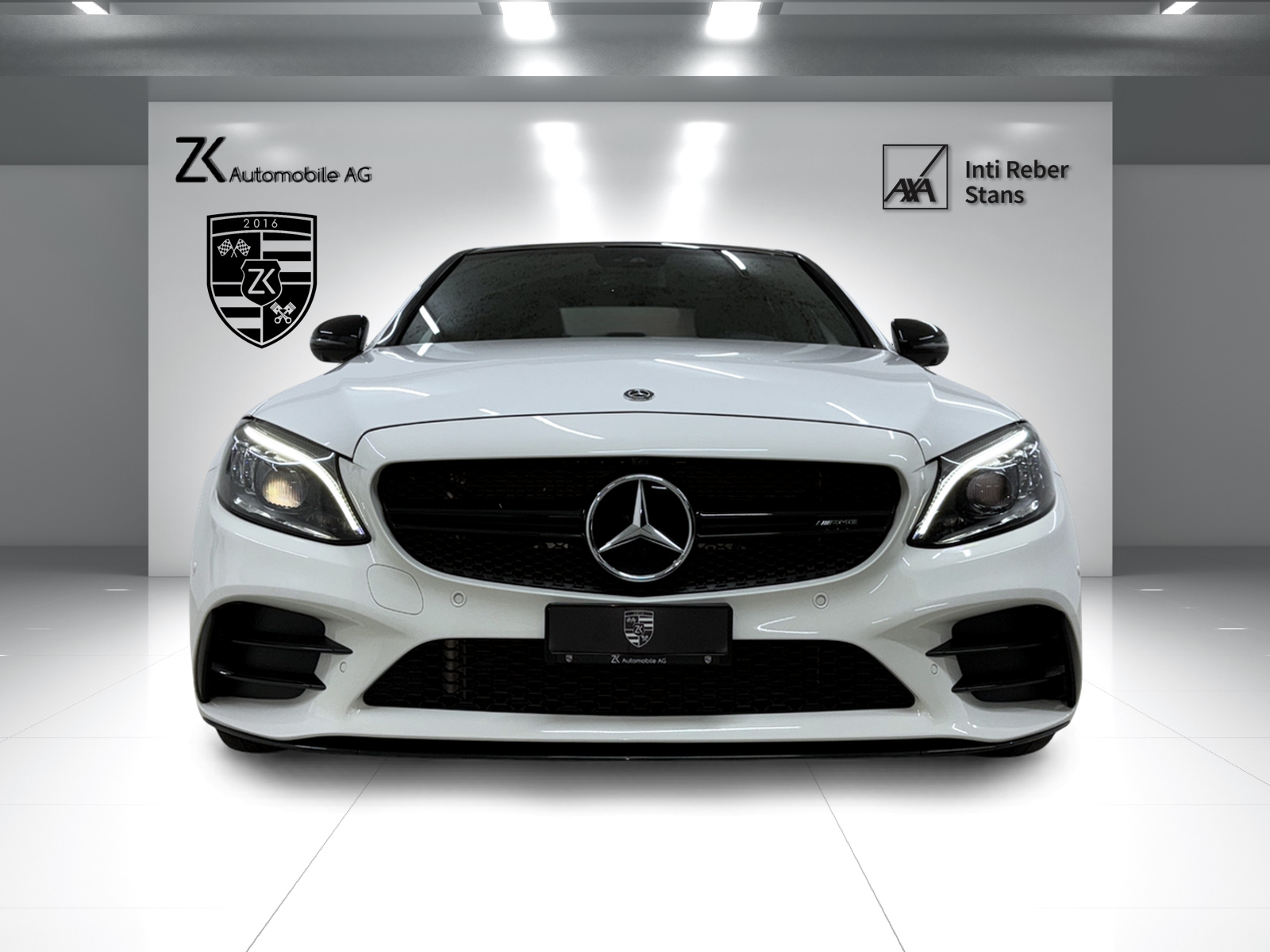 MERCEDES-BENZ C 43 AMG 4Matic Polarweiss Speedshift TCT 9G | 360° Kamera | Panoramadach | Performance Abgasanlage | Night-Paket | Burmester |-image-3