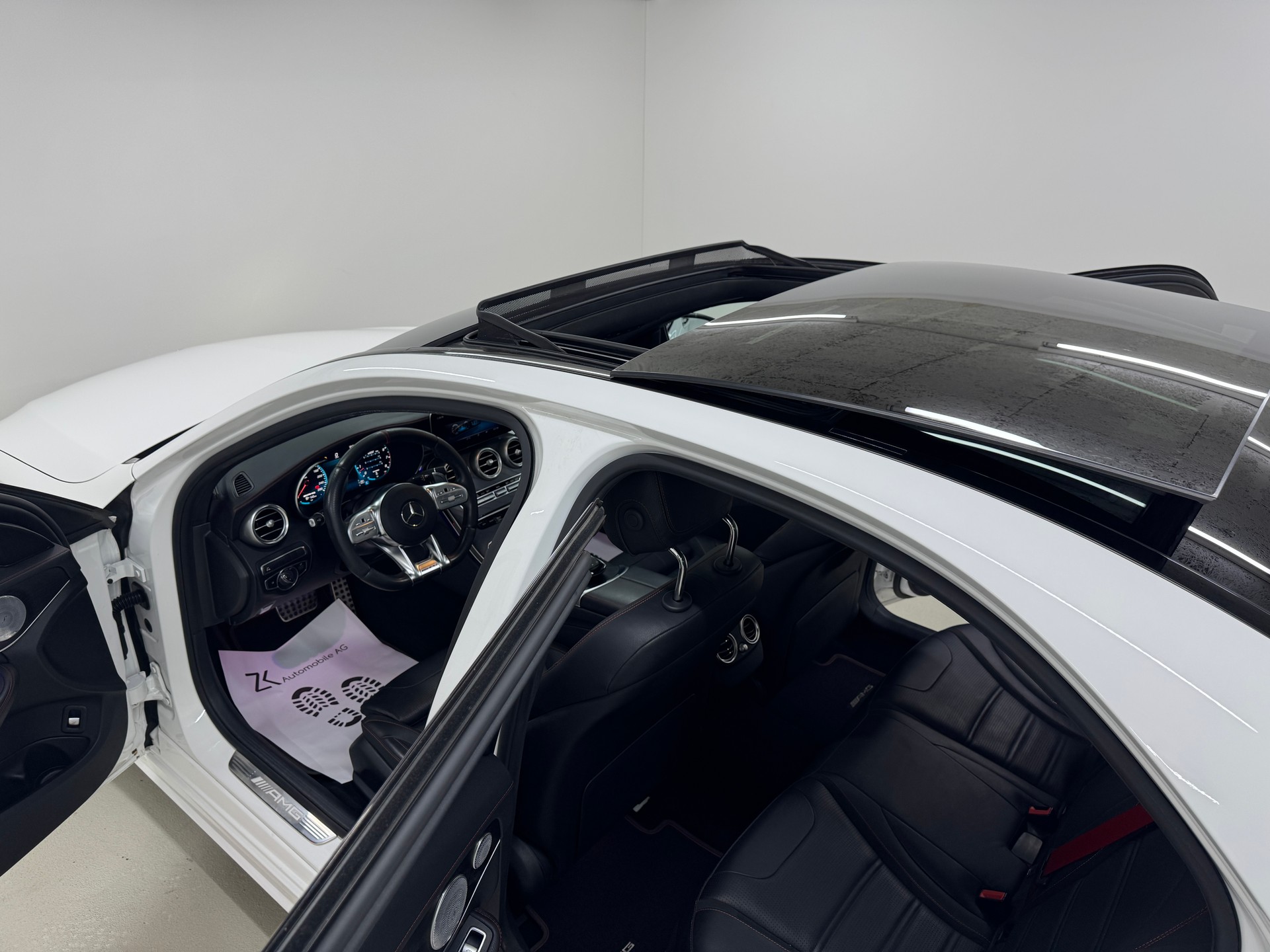 MERCEDES-BENZ C 43 AMG 4Matic Polarweiss Speedshift TCT 9G | 360° Kamera | Panoramadach | Performance Abgasanlage | Night-Paket | Burmester |-image-7
